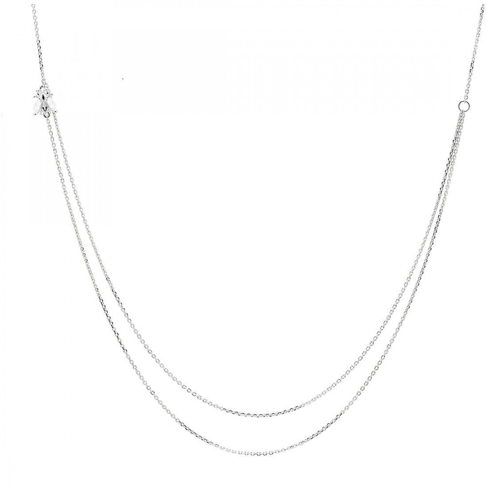  ZAZA Γυναικείο Κολιέ Ασήμι 925 CO02-202-U 