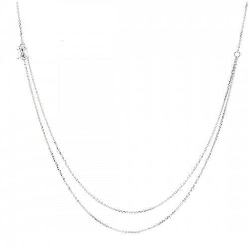  ZAZA Γυναικείο Κολιέ Ασήμι 925 CO02-202-U 