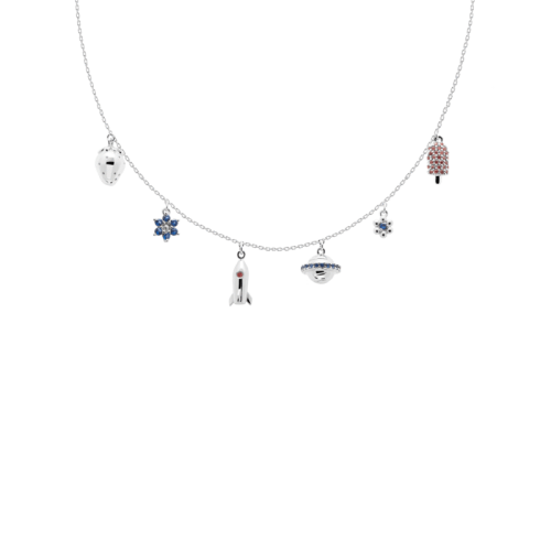  ΚΟΛΙΕ LES PETITES SILVER Ασήμι 925 CO02-238-U  