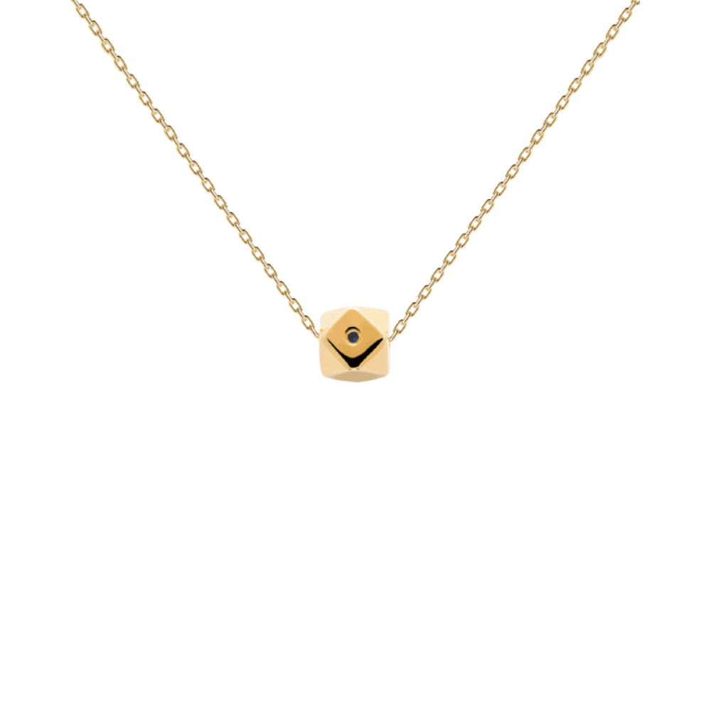  ΚΟΛΙΕ BAMBINA GOLD Ασήμι 925 CO01-236-U  