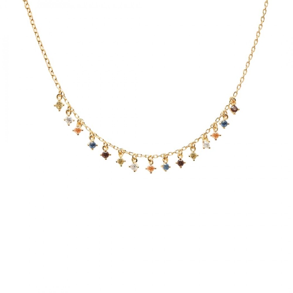  WILLOW GOLD Γυναικείο Κολιέ Επίχρυσο 18k Ασήμι 925 CO01-192-U